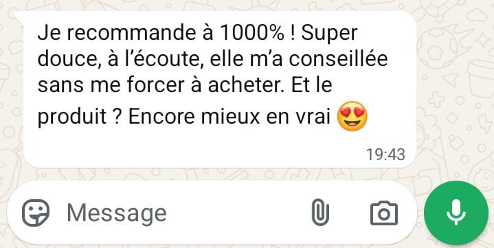 Avis fictif 4 - Template WooCommerce Fondations